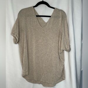Slouchy/ relaxed tan t shirt